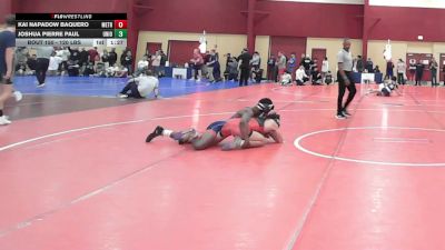 120 lbs Round Of 16 - Kai Napadow Baquero, MetroWest United vs Joshua Pierre Paul, Uniondale