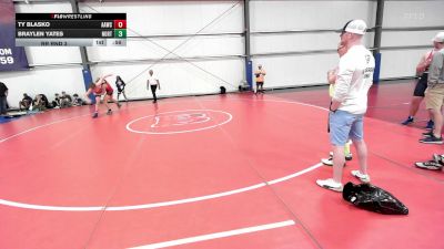 165 lbs Rr Rnd 3 - Ty Blasko, All-American Wrestling Club MS vs Braylen Yates, North Carolina National Team Red