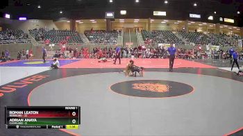 134 lbs Round 1 (4 Team) - Adrian Anaya, Cleveland vs Roman Leaton, Roseburg