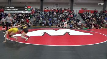 130 lbs 1st Place Match - Camden Erhardt, Vinton-Shellsburg vs Josie Logan, Marion