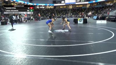 124 lbs Champ. Round 1 - Linda Holeman, Western New England vs Sandie Pfeil, Augustana (IL)