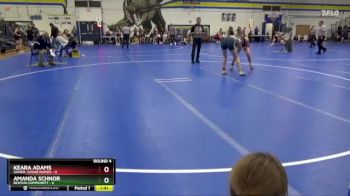 125 lbs Round 4 (6 Team) - Amanda Schnor, Benton Community vs Keara Adams, Xavier, Cedar Rapids