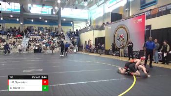 132 lbs Cons. Round 4 - Gavin Sparzak, Archbishop Curley vs Calvin Traina, Maryland School For The Deaf