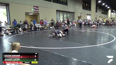 85 lbs Round 1 (6 Team) - Colton Strange, The Untouchables Black vs Jackson Carter, Williamson County WC