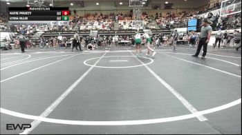 100-107 lbs Rr Rnd 1 - Katie Pruett, Catoosa Wrestling vs Lydia Ellis, Catoosa Wrestling