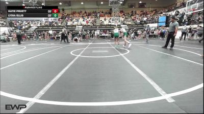 100-107 lbs Rr Rnd 1 - Katie Pruett, Catoosa Wrestling vs Lydia Ellis, Catoosa Wrestling