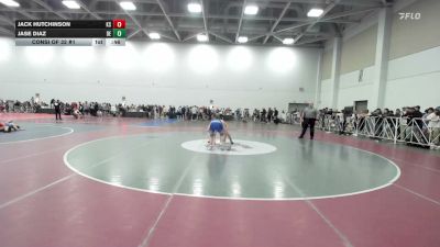 132 lbs Consi Of 32 #1 - Jack Hutchinson, KS vs Jase Diaz, DE