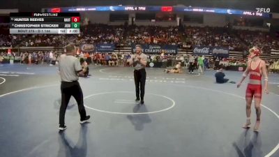 D 1 144 lbs Champ. Round 2 - Hunter Reeves, Haughton vs Christopher Stricker, Jesuit