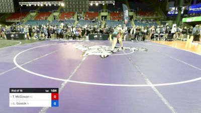 130 lbs Rnd Of 16 - Taina McGowan, NJ vs Lyniann Gusick, IA