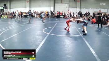 85 lbs Quarterfinal - Grady Moos, Burnett Trained Wrestling vs Lynkoln Hammond, Midwest RTC