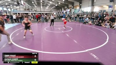 199 lbs Round 1 - Tripp Foust, Texas Eagle Wrestling Academy vs Patrick Koepp, NXT Level Wrestling Academy