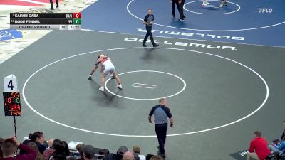 Champ. Round 1 - Calvin Caba, Bon Homme/Avon vs Bode Fennel, Elk Point-Jefferson
