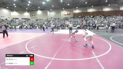 113 lbs Rr Rnd 1 - William Bruni, Small Town Grims vs Huntley Keller, Nevada Elite