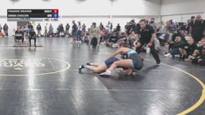 140 lbs Semifinal - Frankie Weaver, Surfside - GK12E vs Emma Chacon, Black Mambas - GK12E