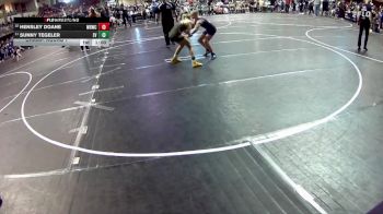 95 lbs Champ. Round 1 - Sunny Tegeler, Elkhorn Valley vs Hensley Doane, Wood River Wrestling Club