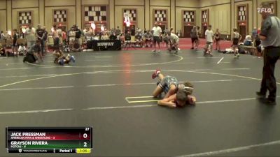 78 lbs Semis & 1st Wrestleback (8 Team) - Jack Pressman, American MMA & Wrestling vs Grayson Rivera, M2TCNJ