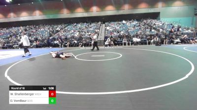 113 lbs Round Of 16 - William Shallenberger, Wasatch vs Drake VomBaur, Severance