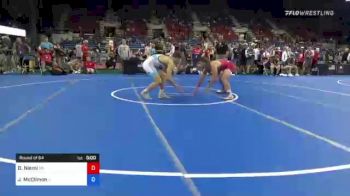 160 lbs Round Of 64 - Dane Niemi, Minnesota vs Jack McClimon, Illinois