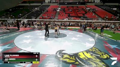 60 lbs Semifinal - Lane Plummer, Oregon vs Jag OBrien, Utah