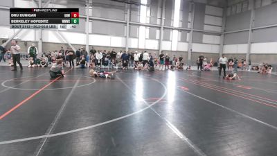 50.2-50.8 lbs Champ. Round 2 - Berkeley Hofeditz, Walla Walla Wrestling Club vs Dru Dunigan, UP Outlaw WC