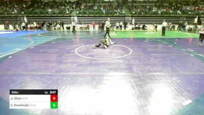 95 lbs Round Of 32 - Jaeden Olivo, Newton vs Christopher Prontnicki, Olympic