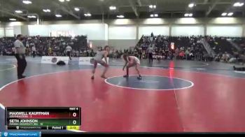 149 lbs Placement Matches (16 Team) - Seth Johnson, Marian University (IN) vs Maxwell Kauffman, Southeastern