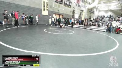 153 lbs Cons. Round 2 - Landon Tarble, Cooley Middle School vs Maddex Stipe, Red Star Wrestling Academy