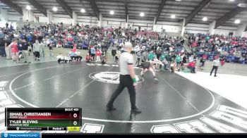 150 lbs Quarterfinal - Tyler Blevins, Mountain View vs Ismael Christiansen, Marsh Valley