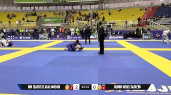 Juliana Moreli Barreto vs Ana Beatriz De Araujo Costa 2025 Brasileiro Jiu-Jitsu IBJJF