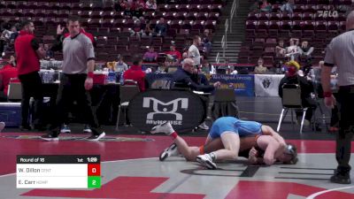 152 lbs Round Of 16 - Wyatt Dillon, Central York vs Eli Carr, Hempfield Area