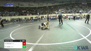 46 lbs Quarterfinal - Richard Widman, Shelton Wrestling Academy vs Ronnie Leyba, Team Tulsa Wrestling Club