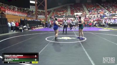 235 lbs Cons. Round 2 - Finnley Kellerman, Baldwin High School vs Elizabeth Dick, Nickerson HS