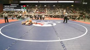 3A-175 lbs 1st Place Match - Mitchel Wainscott, Powell vs Garrett Haley, Pinedale