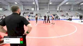 285 lbs 3rd Place - Triston Norris, NC vs Emilio Franco, CA