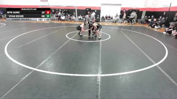144 lbs Champ. Round 2 - Ryan Richie, EDWARDVILLE (HS) vs Myo Aung, Wilmette (LOYOLA)