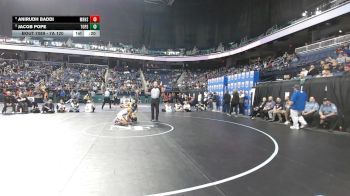 7A 120 lbs Cons. Round 1 - Anirudh Baddi, Marvin Ridge High School vs Jacob Pope, Topsail
