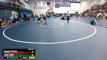157 lbs Cons. Round 2 - Talon Thoman, Riverton vs Flint Reno, Campbell County