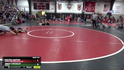 Semifinal - Kolten Abston, Keokuk Kids Wrestling Club vs Drew Chockley, WBNDD