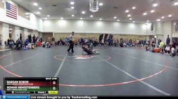 90 lbs Cons. Semi - Raegan Scibor, Rick Larsen Wrestling Club vs Rowan Hengstenberg, Reitz Wrestling Club