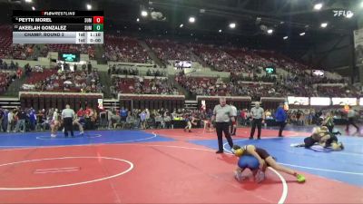109 lbs Champ. Round 2 - Akeelah Gonzalez, Snake River Youth Wrestling Cl vs Peytn Morel, Choteau Wrestling