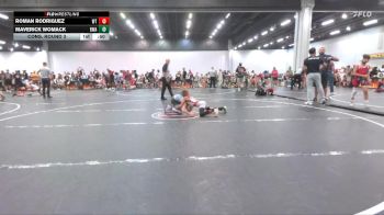 70 lbs Cons. Round 3 - Roman Rodriguez, Well Trained vs Maverick Womack, Roundtree Wrestling Academy