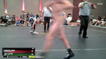 85 lbs Finals (8 Team) - Griffin Mehl, Ice Spice Elite vs Jett Kline, LWA