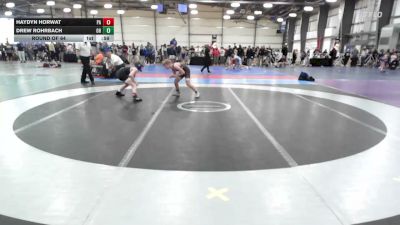 90 lbs Round Of 64 - Haydyn Horwat, PA vs Drew Rohrbach, OH