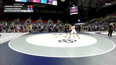 144 lbs Champ. Rd Of 64 - Leonardo Robertson, OR vs Connor Peterson, MN