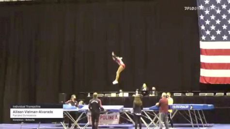 Allison Vielman-Alvarado - Individual Trampoline, Fairland Gymnastics - 2021 USA Gymnastics Championships