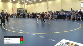 140 lbs Consolation - Joseph Gardner, Mt. Pleasant vs Cameron Milheim, Warrior Run