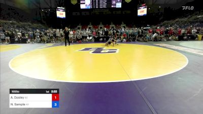 165 lbs Cons 32 #1 - Ayden Dooley, SD vs Noah Sample, AR