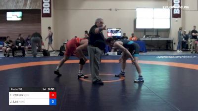 74 kg Rnd Of 32 - Erich Byelick, Northwestern vs Joe Lee, NLWC