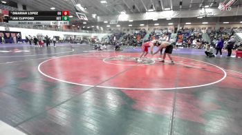 285 lbs Quarterfinal - Dmarian Lopez, Grand View (Iowa) vs Ian Clifford, Indiana Tech