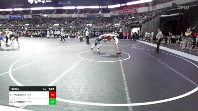 192 lbs Quarterfinal - David Mercado, Florida National Team vs Cole Compton, Andover Wrestling Club